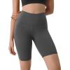 imageODODOS Tummy Control Compression Shorts for Women 4quot  6quot  8quot  10quot High Waist Workout Biker Shorts with Inner PocketCharcoal