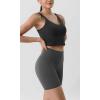 imageODODOS Tummy Control Compression Shorts for Women 4quot  6quot  8quot  10quot High Waist Workout Biker Shorts with Inner PocketCharcoal
