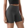 imageODODOS Tummy Control Compression Shorts for Women 4quot  6quot  8quot  10quot High Waist Workout Biker Shorts with Inner PocketCharcoal
