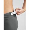 imageODODOS Tummy Control Compression Shorts for Women 4quot  6quot  8quot  10quot High Waist Workout Biker Shorts with Inner PocketCharcoal