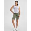 imageODODOS Tummy Control Compression Shorts for Women 4quot  6quot  8quot  10quot High Waist Workout Biker Shorts with Inner PocketDark Olive