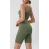 imageODODOS Tummy Control Compression Shorts for Women 4quot  6quot  8quot  10quot High Waist Workout Biker Shorts with Inner PocketDark Olive
