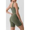 imageODODOS Tummy Control Compression Shorts for Women 4quot  6quot  8quot  10quot High Waist Workout Biker Shorts with Inner PocketDark Olive