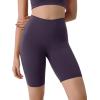 imageODODOS Tummy Control Compression Shorts for Women 4quot  6quot  8quot  10quot High Waist Workout Biker Shorts with Inner PocketDark Purple