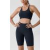 imageODODOS Tummy Control Compression Shorts for Women 4quot  6quot  8quot  10quot High Waist Workout Biker Shorts with Inner PocketDeep Navy