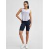 imageODODOS Tummy Control Compression Shorts for Women 4quot  6quot  8quot  10quot High Waist Workout Biker Shorts with Inner PocketDeep Navy