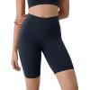 imageODODOS Tummy Control Compression Shorts for Women 4quot  6quot  8quot  10quot High Waist Workout Biker Shorts with Inner PocketDeep Navy