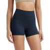 imageODODOS Tummy Control Compression Shorts for Women 4quot  6quot  8quot  10quot High Waist Workout Biker Shorts with Inner PocketDeep Navy