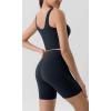 imageODODOS Tummy Control Compression Shorts for Women 4quot  6quot  8quot  10quot High Waist Workout Biker Shorts with Inner PocketDeep Navy