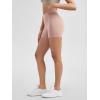 imageODODOS Tummy Control Compression Shorts for Women 4quot  6quot  8quot  10quot High Waist Workout Biker Shorts with Inner PocketDusty Pink