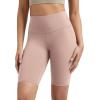imageODODOS Tummy Control Compression Shorts for Women 4quot  6quot  8quot  10quot High Waist Workout Biker Shorts with Inner PocketDusty Pink