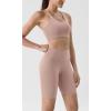 imageODODOS Tummy Control Compression Shorts for Women 4quot  6quot  8quot  10quot High Waist Workout Biker Shorts with Inner PocketDusty Pink