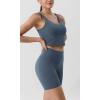 imageODODOS Tummy Control Compression Shorts for Women 4quot  6quot  8quot  10quot High Waist Workout Biker Shorts with Inner PocketInk Blue