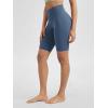 imageODODOS Tummy Control Compression Shorts for Women 4quot  6quot  8quot  10quot High Waist Workout Biker Shorts with Inner PocketInk Blue