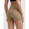 imageODODOS Tummy Control Compression Shorts for Women 4quot  6quot  8quot  10quot High Waist Workout Biker Shorts with Inner PocketLight Brown