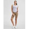 imageODODOS Tummy Control Compression Shorts for Women 4quot  6quot  8quot  10quot High Waist Workout Biker Shorts with Inner PocketLight Brown