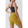imageODODOS Tummy Control Compression Shorts for Women 4quot  6quot  8quot  10quot High Waist Workout Biker Shorts with Inner PocketMango Mint