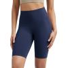 imageODODOS Tummy Control Compression Shorts for Women 4quot  6quot  8quot  10quot High Waist Workout Biker Shorts with Inner PocketNavy