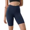 imageODODOS Tummy Control Compression Shorts for Women 4quot  6quot  8quot  10quot High Waist Workout Biker Shorts with Inner PocketNavy