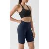 imageODODOS Tummy Control Compression Shorts for Women 4quot  6quot  8quot  10quot High Waist Workout Biker Shorts with Inner PocketNavy