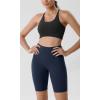 imageODODOS Tummy Control Compression Shorts for Women 4quot  6quot  8quot  10quot High Waist Workout Biker Shorts with Inner PocketNavy