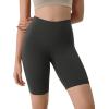 imageODODOS Tummy Control Compression Shorts for Women 4quot  6quot  8quot  10quot High Waist Workout Biker Shorts with Inner PocketOnyx Black