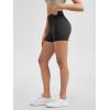 imageODODOS Tummy Control Compression Shorts for Women 4quot  6quot  8quot  10quot High Waist Workout Biker Shorts with Inner PocketOnyx Black