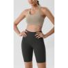 imageODODOS Tummy Control Compression Shorts for Women 4quot  6quot  8quot  10quot High Waist Workout Biker Shorts with Inner PocketOnyx Black