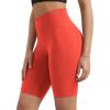 imageODODOS Tummy Control Compression Shorts for Women 4quot  6quot  8quot  10quot High Waist Workout Biker Shorts with Inner PocketOrange Red