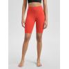 imageODODOS Tummy Control Compression Shorts for Women 4quot  6quot  8quot  10quot High Waist Workout Biker Shorts with Inner PocketOrange Red