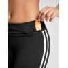 imageODODOS Tummy Control Compression Shorts for Women 4quot  6quot  8quot  10quot High Waist Workout Biker Shorts with Inner PocketPiping Black