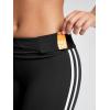 imageODODOS Tummy Control Compression Shorts for Women 4quot  6quot  8quot  10quot High Waist Workout Biker Shorts with Inner PocketPiping Black