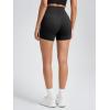 imageODODOS Tummy Control Compression Shorts for Women 4quot  6quot  8quot  10quot High Waist Workout Biker Shorts with Inner PocketPiping Black