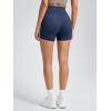 imageODODOS Tummy Control Compression Shorts for Women 4quot  6quot  8quot  10quot High Waist Workout Biker Shorts with Inner PocketPiping Navy