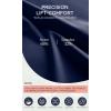 imageODODOS Tummy Control Compression Shorts for Women 4quot  6quot  8quot  10quot High Waist Workout Biker Shorts with Inner PocketPiping Navy
