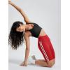 imageODODOS Tummy Control Compression Shorts for Women 4quot  6quot  8quot  10quot High Waist Workout Biker Shorts with Inner PocketPiping Red