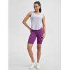 imageODODOS Tummy Control Compression Shorts for Women 4quot  6quot  8quot  10quot High Waist Workout Biker Shorts with Inner PocketPlum Purple