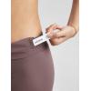 imageODODOS Tummy Control Compression Shorts for Women 4quot  6quot  8quot  10quot High Waist Workout Biker Shorts with Inner PocketPurple Taupe