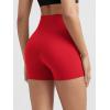 imageODODOS Tummy Control Compression Shorts for Women 4quot  6quot  8quot  10quot High Waist Workout Biker Shorts with Inner PocketRed