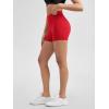imageODODOS Tummy Control Compression Shorts for Women 4quot  6quot  8quot  10quot High Waist Workout Biker Shorts with Inner PocketRed