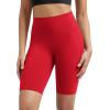 imageODODOS Tummy Control Compression Shorts for Women 4quot  6quot  8quot  10quot High Waist Workout Biker Shorts with Inner PocketRed