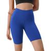 imageODODOS Tummy Control Compression Shorts for Women 4quot  6quot  8quot  10quot High Waist Workout Biker Shorts with Inner PocketRoyal Blue