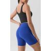 imageODODOS Tummy Control Compression Shorts for Women 4quot  6quot  8quot  10quot High Waist Workout Biker Shorts with Inner PocketRoyal Blue