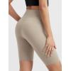imageODODOS Tummy Control Compression Shorts for Women 4quot  6quot  8quot  10quot High Waist Workout Biker Shorts with Inner PocketShaker Beige