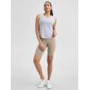 imageODODOS Tummy Control Compression Shorts for Women 4quot  6quot  8quot  10quot High Waist Workout Biker Shorts with Inner PocketShaker Beige