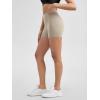 imageODODOS Tummy Control Compression Shorts for Women 4quot  6quot  8quot  10quot High Waist Workout Biker Shorts with Inner PocketShaker Beige