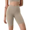 imageODODOS Tummy Control Compression Shorts for Women 4quot  6quot  8quot  10quot High Waist Workout Biker Shorts with Inner PocketShaker Beige