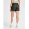 imageODODOS Womens Athletic Shorts 35 High Waisted Lightweight Ripstop Quick Dry Workout Running Casual Shorts with PocketsBlack