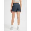 imageODODOS Womens Athletic Shorts 35 High Waisted Lightweight Ripstop Quick Dry Workout Running Casual Shorts with PocketsDeep Navy