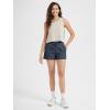 imageODODOS Womens Athletic Shorts 35 High Waisted Lightweight Ripstop Quick Dry Workout Running Casual Shorts with PocketsDeep Navy